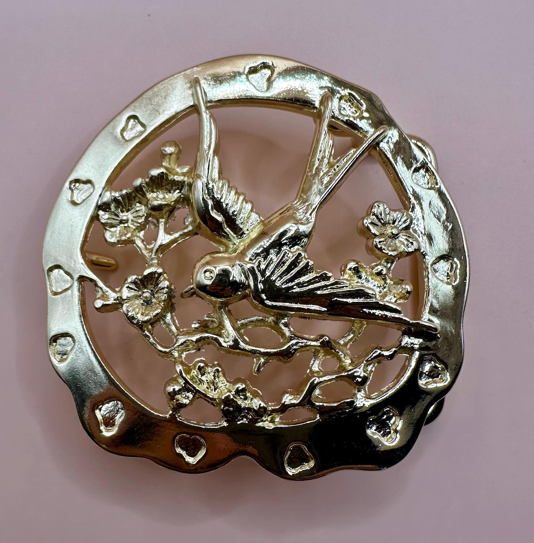 Vintage belt buckle oversized brass bird Mexican Vintage 60s Bird Brass Belt Buckle - Etsy main image 3