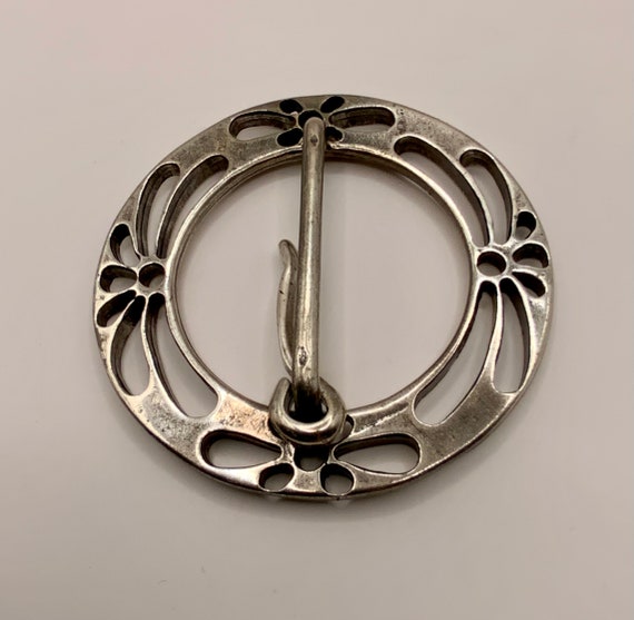 Large Circle Centre Bar Interchangeable Belt Buck… - image 6