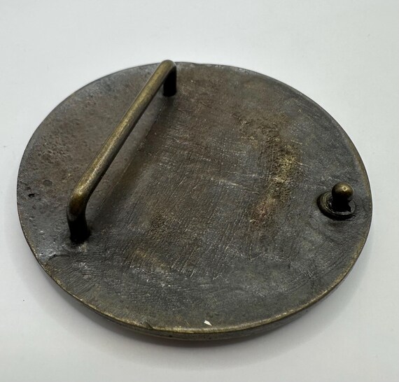 Large Circle Abstract Pattern Dots Belt Buckle, I… - image 8