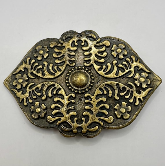 Unique Shape Vintage Belt Buckle, Rare, Interchangeable  display picture 2