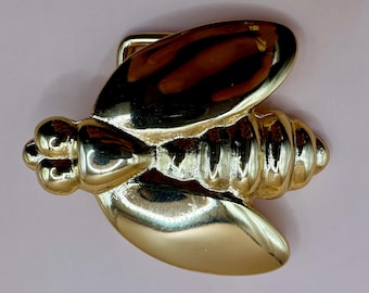 Rare Doreen Ryan designer bumblebee belt buckle Rarest DOREEN RYAN Signed BUMBLEBEE Belt Buckle Topaz Orange  main image 2