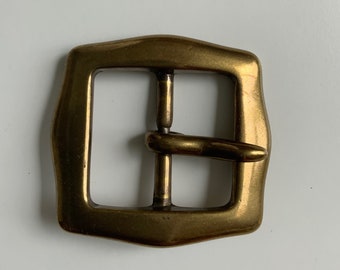 Unique vintage style Centre Bar Belt Buckle Brass Plating