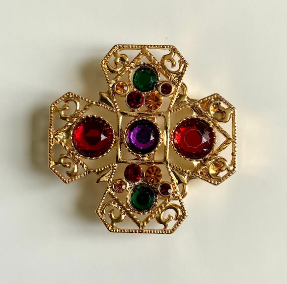 Beautiful Bling Vintage Interchangeable Belt Buckle Cross  display picture 1