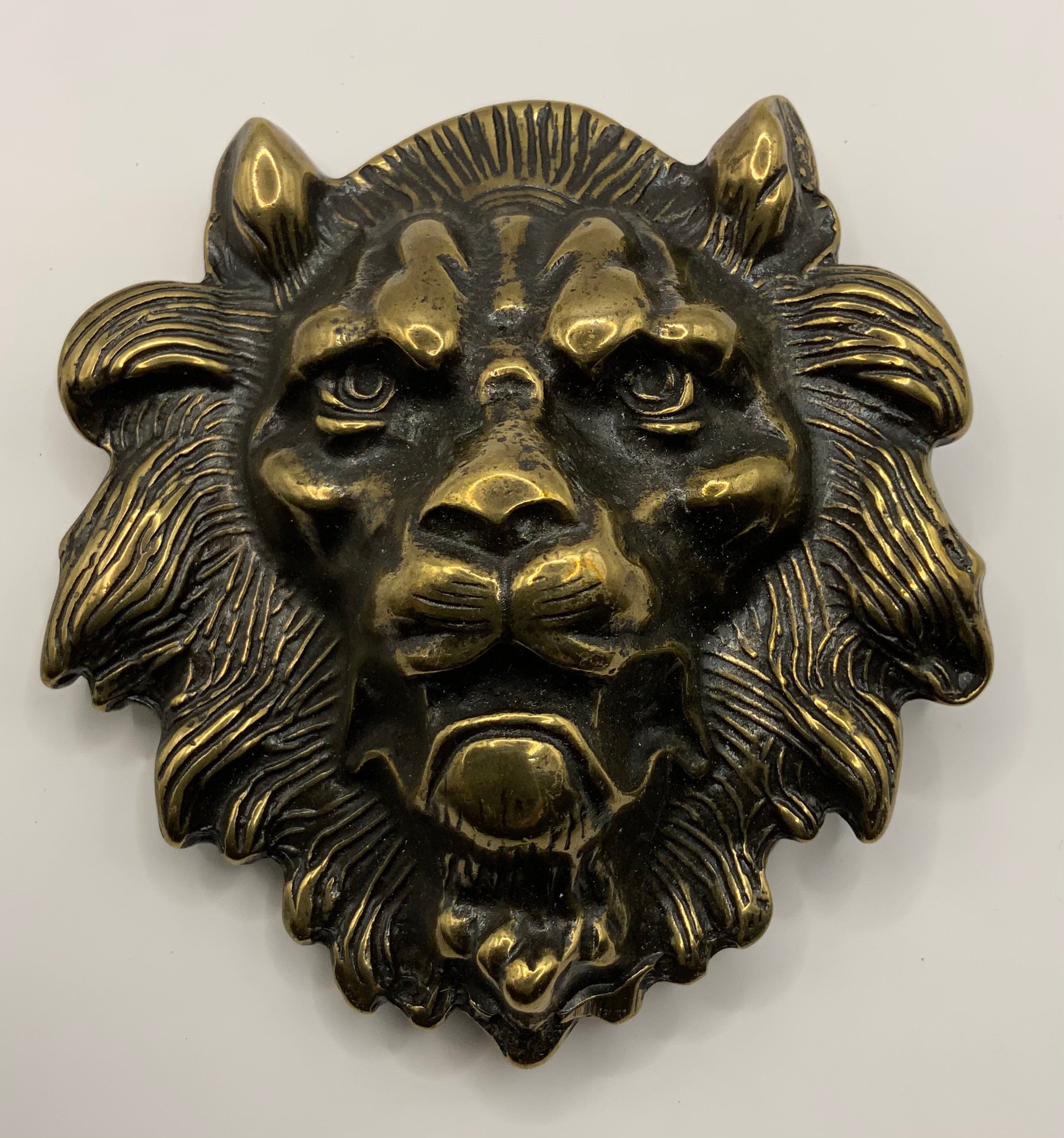 Lions gold ? heads buckle Lion Buckle For Men main image 3