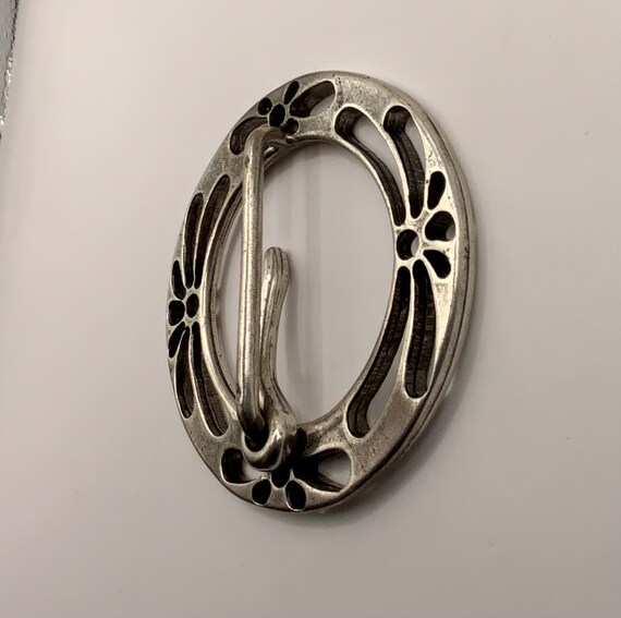 Large Circle Centre Bar Interchangeable Belt Buck… - image 8