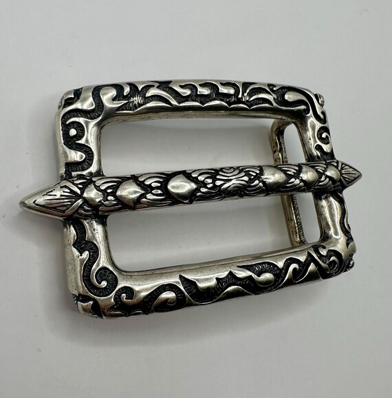 Rectangular, Vintage, Interchangeable Belt Buckle… - image 2