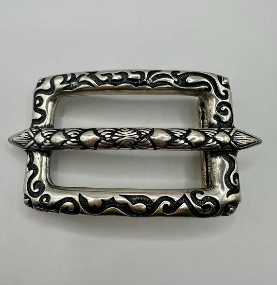 Rectangular, Vintage, Interchangeable Belt Buckle… - image 4