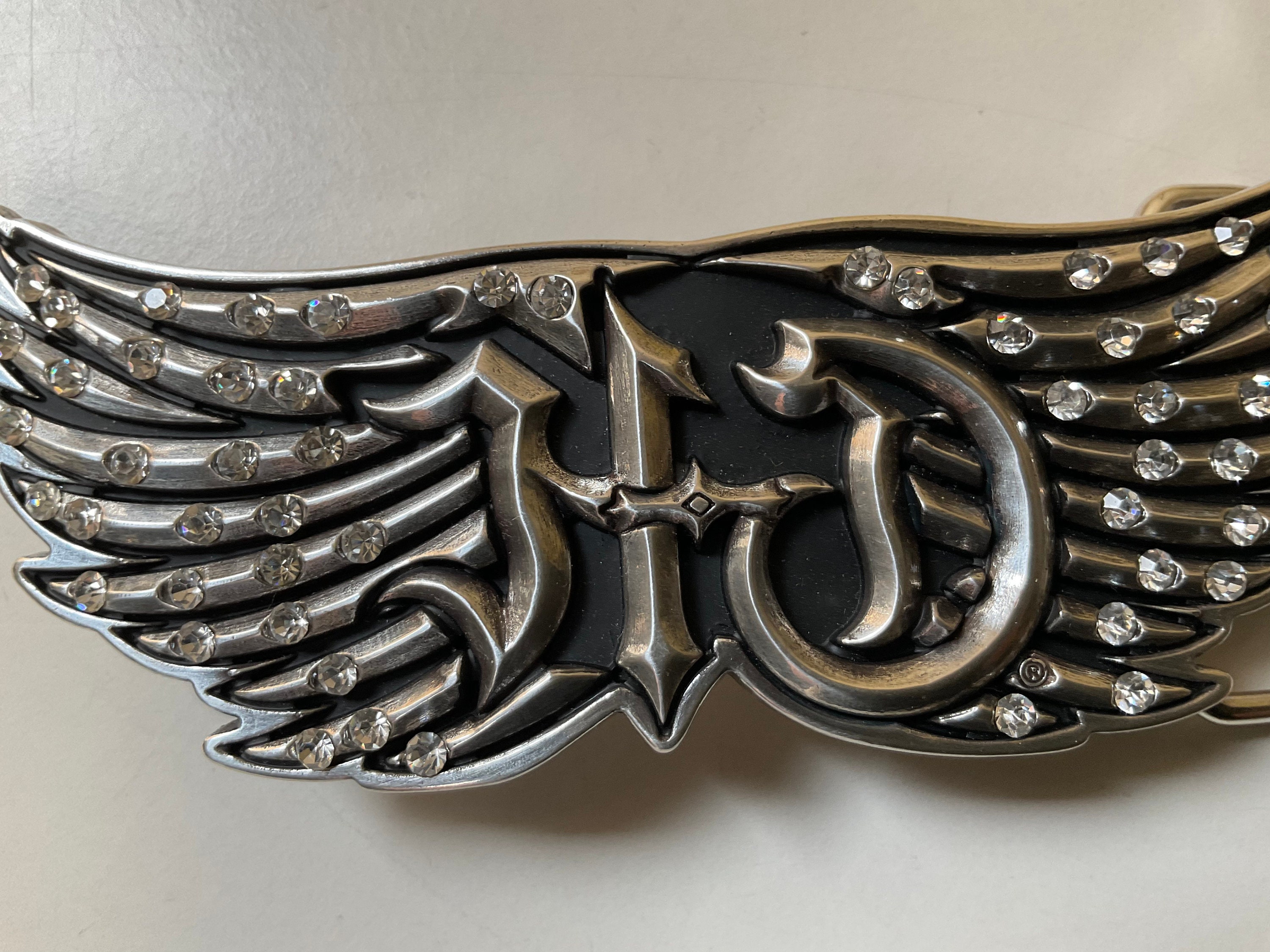 ベルト Harley Davidson Wings Over America Buckle Harley Davidson Metal Buckle/Leather Belt “Wings Over