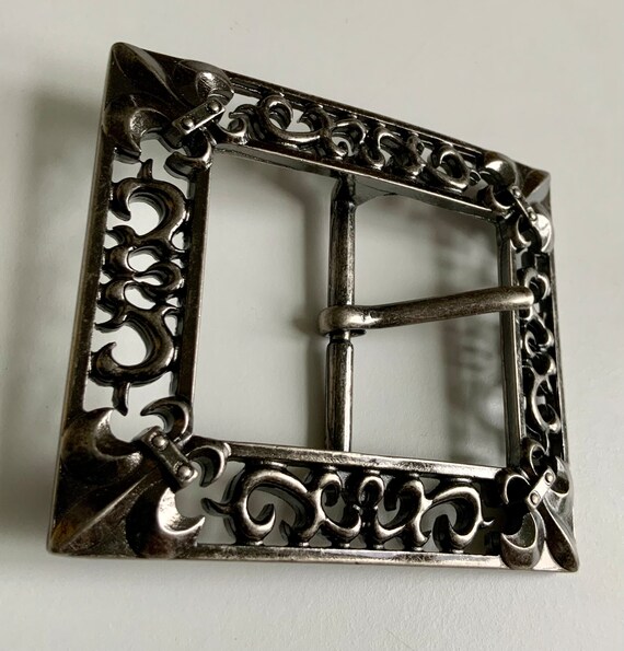 Rectangular Fleur De Lis Vines Victorian Medieval… - image 5