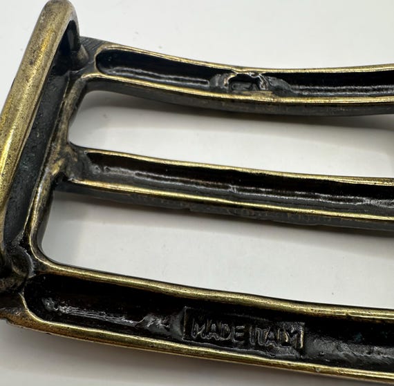 Rectangular, Vintage, Interchangeable Belt Buckle… - image 8