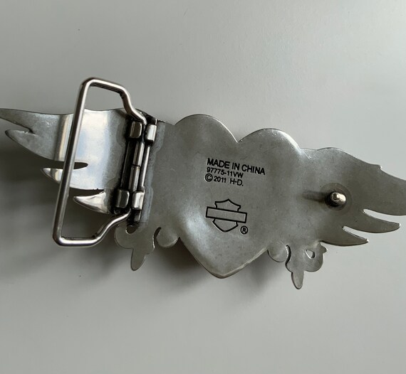 ハーレーダビッドソン レディース ラインストーン ハート&ウィング