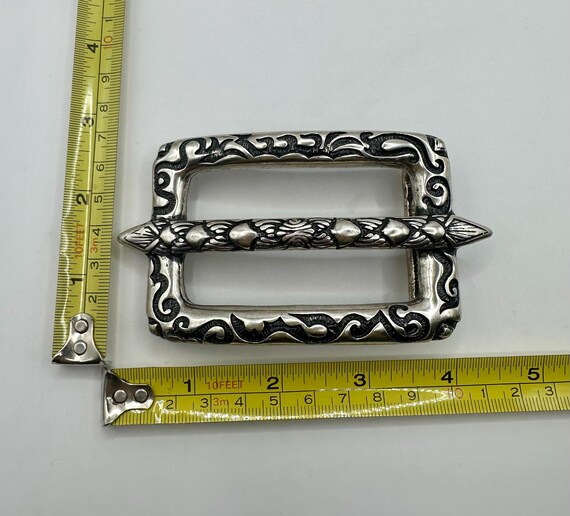 Rectangular, Vintage, Interchangeable Belt Buckle… - image 9