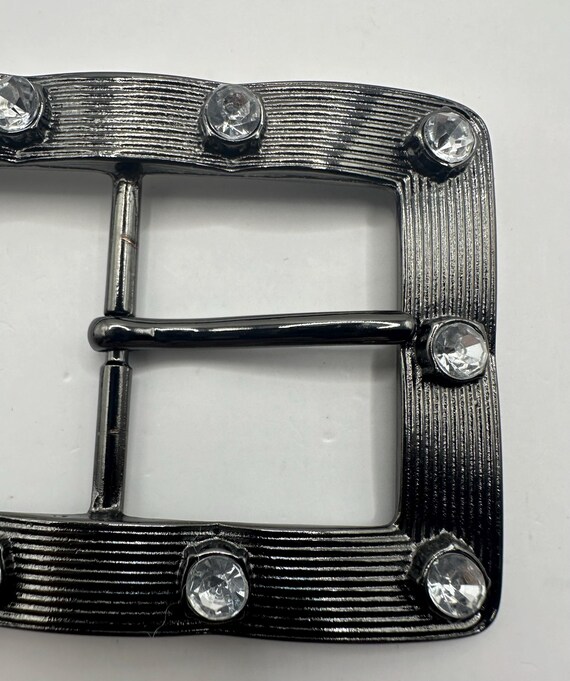 Large Rectangular Rectangle Belt Buckle Centre Ba… - image 6