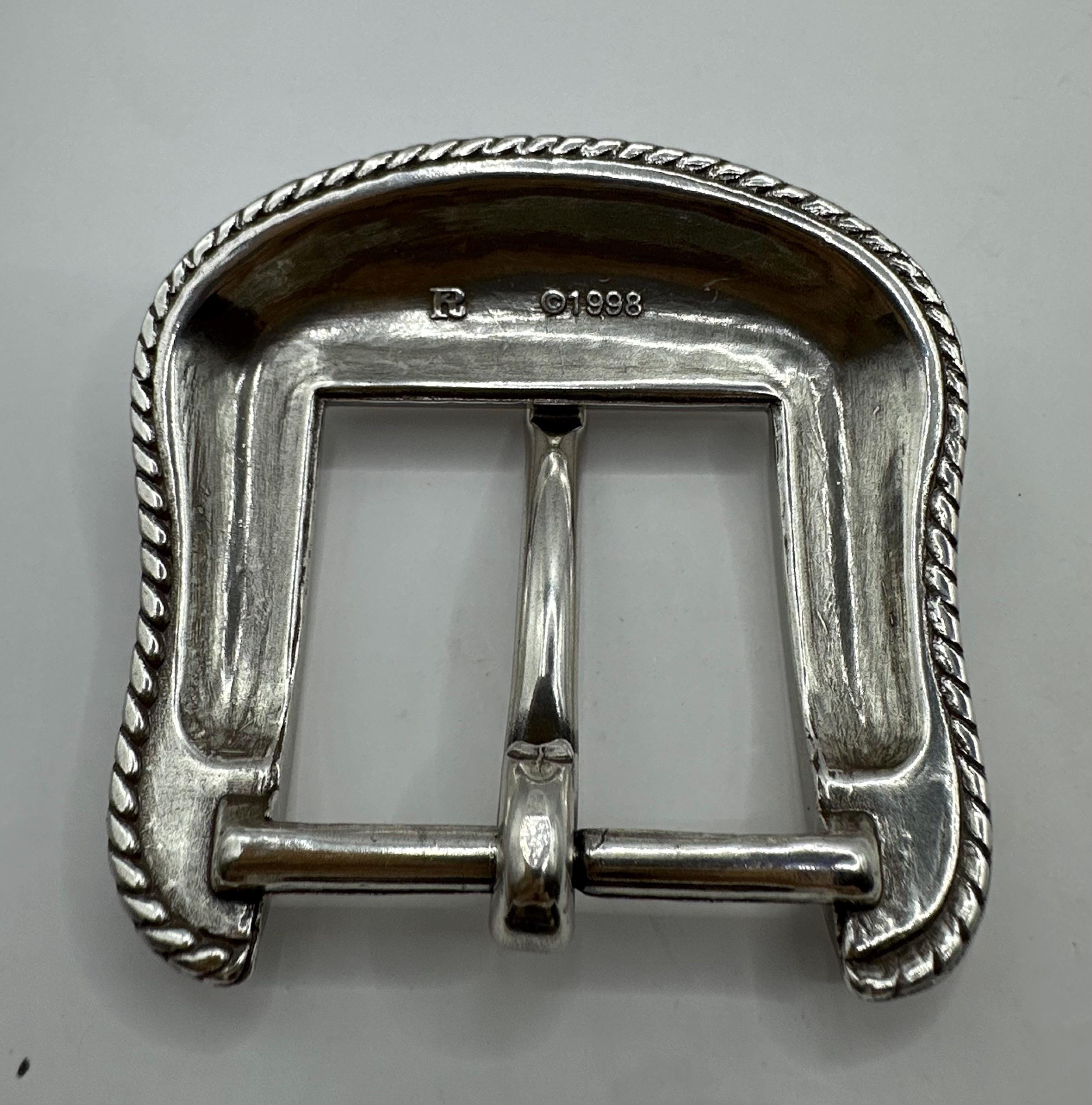 Vintage Classic Western 3 Piece Belt Buckle Set, Simple  display picture 1