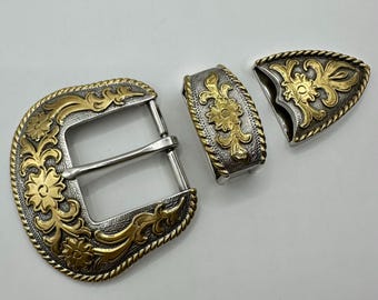 Vogt スターリングシルバーと 14K ゴールドバックル - Etsy 日本
