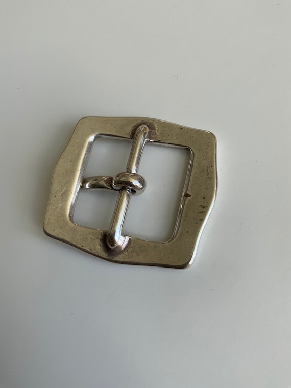 Polished Silver Plating Solid Brass Casting Belt … - image 2