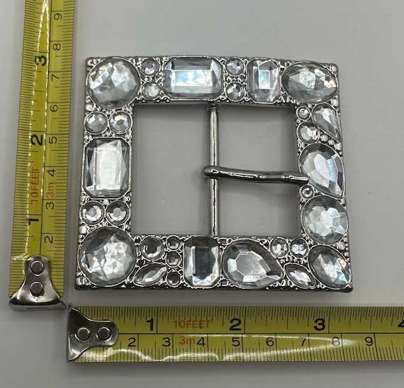 Super Glam Square Centre Bar Interchangeable Belt… - image 9