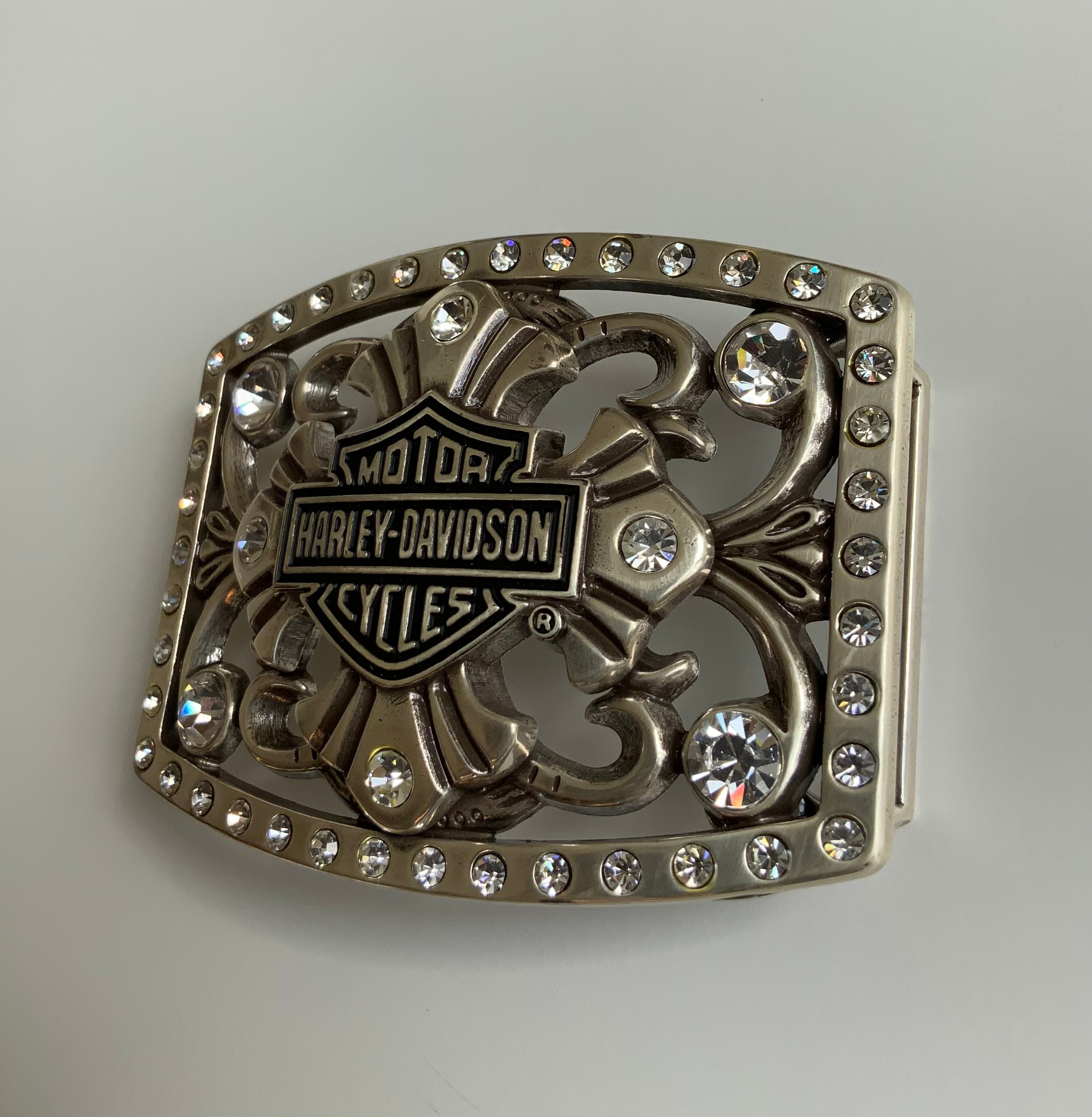 Harley-davidson Womens Cross Belt Buckle.hdwbu10084 .silver