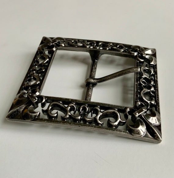 Rectangular Fleur De Lis Vines Victorian Medieval… - image 4