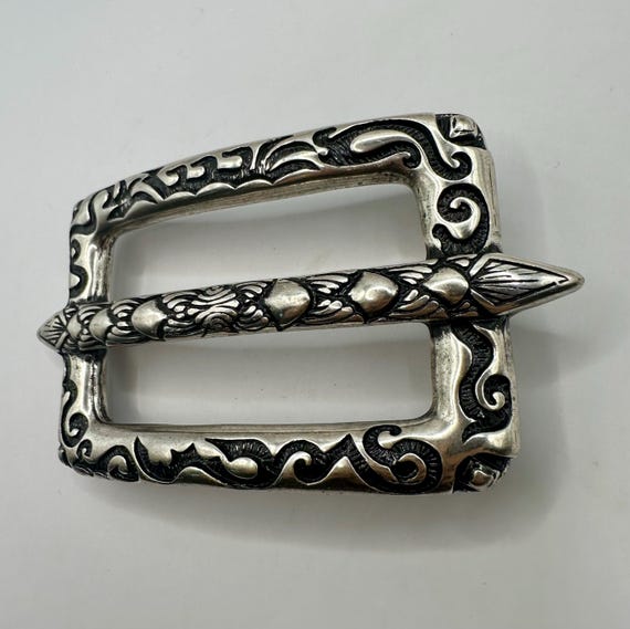 Rectangular, Vintage, Interchangeable Belt Buckle… - image 3