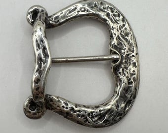 Boucle De Ceinture Gothique Celtique En Laiton Ancien - Taille 9x7 Cm - Neuf Avec étiquettes