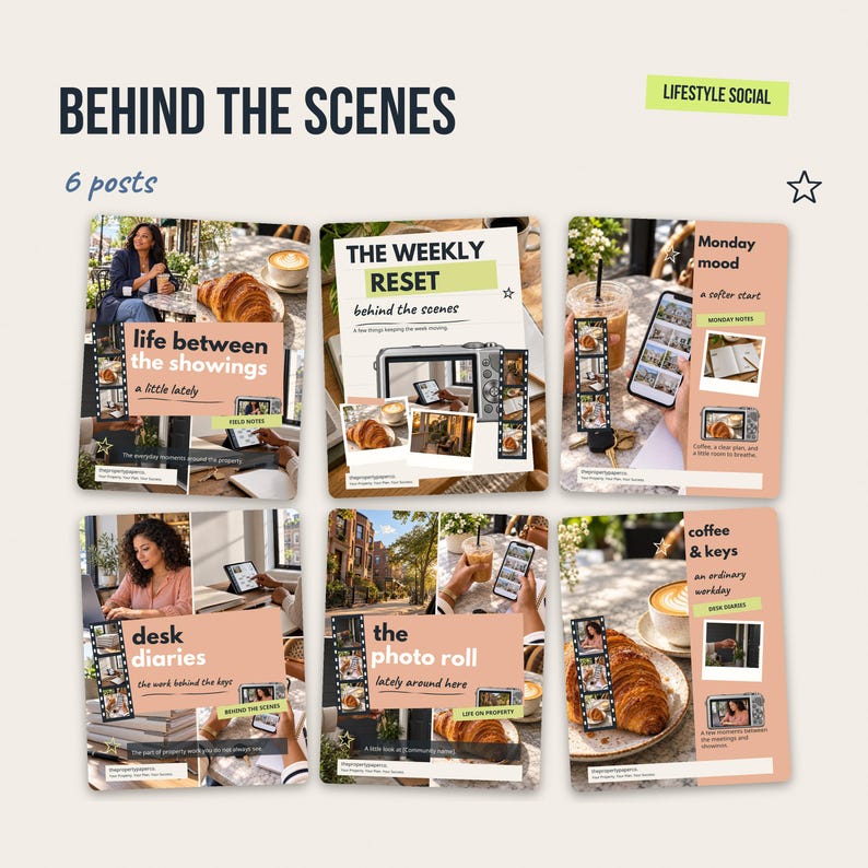 30 Editable Canva Instagram Templates for Leasing Offices, Property Managers (Lifestyle Social Style) imagem 15