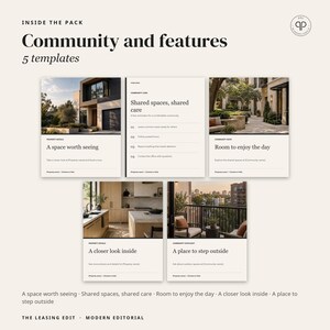 Apartment Instagram Templates, 30 Editable Canva Social Media Templates for Property Managers | Modern Edit image 18
