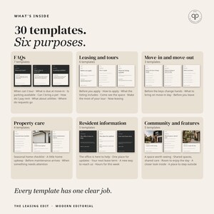Apartment Instagram Templates, 30 Editable Canva Social Media Templates for Property Managers | Modern Edit image 4