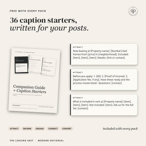 Apartment Instagram Templates, 30 Editable Canva Social Media Templates for Property Managers | Modern Edit image 7