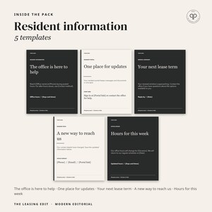 Apartment Instagram Templates, 30 Editable Canva Social Media Templates for Property Managers | Modern Edit image 17