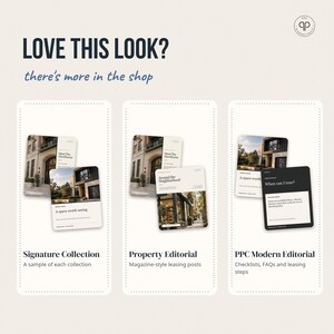 30 Editable Canva Instagram Templates for Leasing Offices, Property Managers (Lifestyle Social Style) imagem 9
