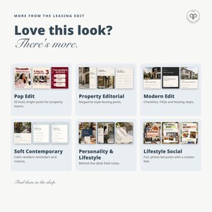 Instagram Templates, Editable Canva Social Media Posts for Property Managers & Leasing Offices | The Winter Edit, Seasonal Templates image 12