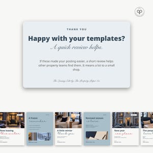 Instagram Templates, Editable Canva Social Media Posts for Property Managers & Leasing Offices | The Winter Edit, Seasonal Templates image 20