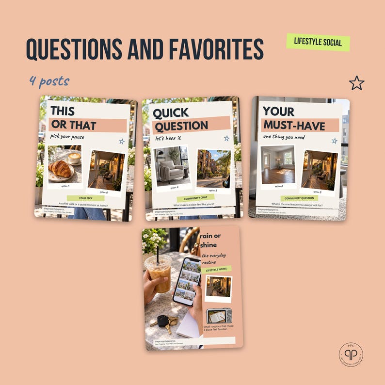 30 Editable Canva Instagram Templates for Leasing Offices, Property Managers (Lifestyle Social Style) imagem 16