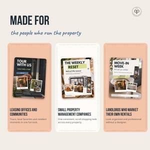 30 Editable Canva Instagram Templates for Leasing Offices, Property Managers (Lifestyle Social Style) imagem 18