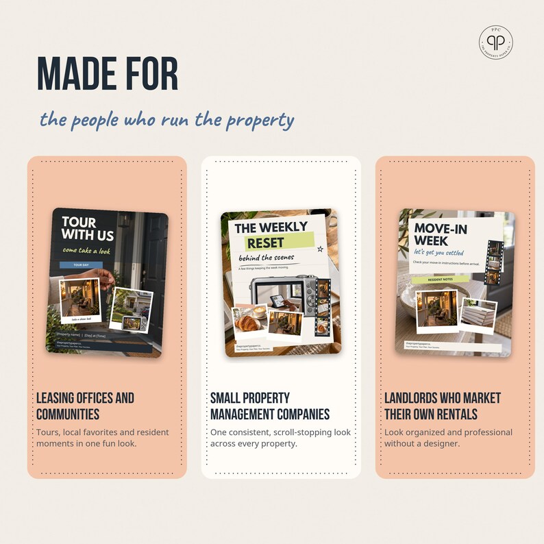 30 Editable Canva Instagram Templates for Leasing Offices, Property Managers (Lifestyle Social Style) imagem 18