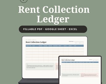 Libro de contabilidad rellenable para el cobro de alquileres / Registro de pagos del propietario (descarga en PDF)