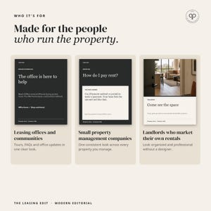Apartment Instagram Templates, 30 Editable Canva Social Media Templates for Property Managers | Modern Edit image 9