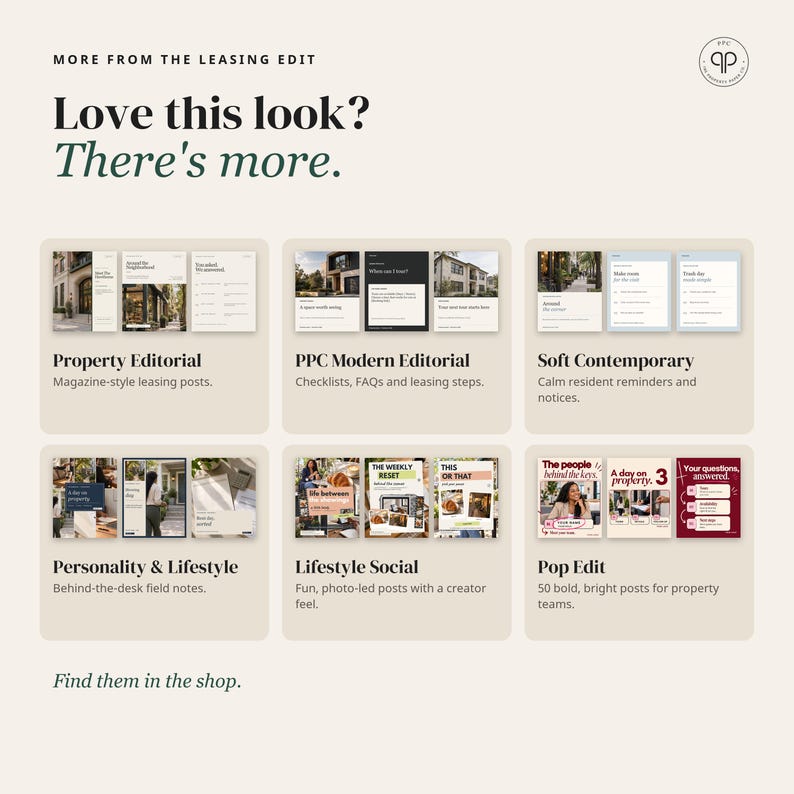 Apartment Instagram Templates Sampler, 30 Editable Canva Posts | Signature Collection image 17