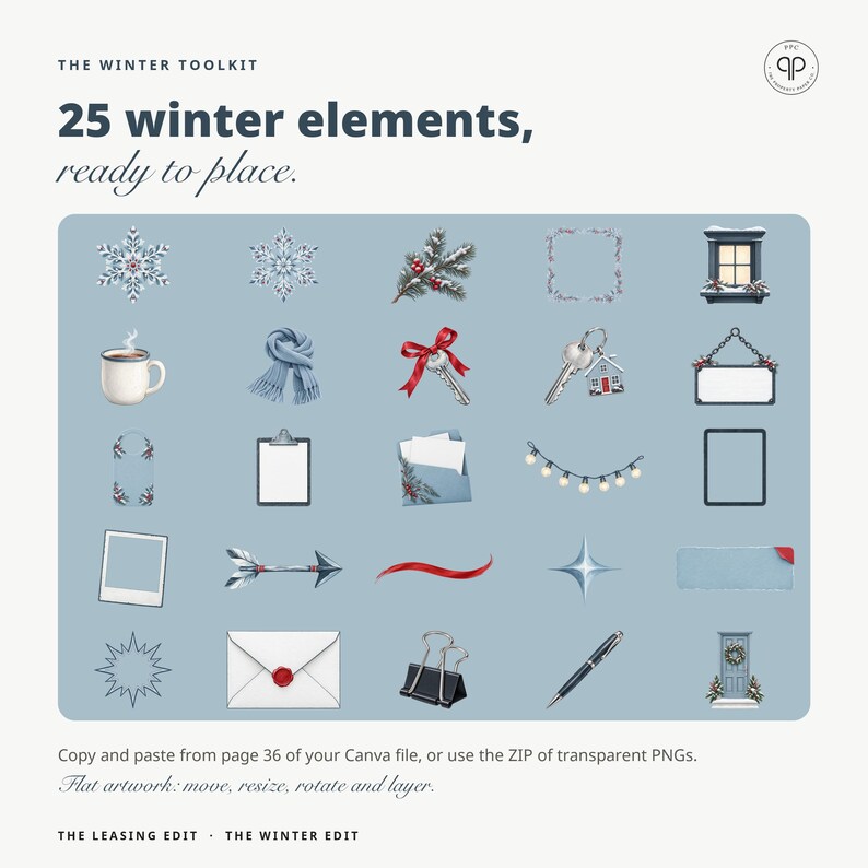 Instagram Templates, Editable Canva Social Media Posts for Property Managers & Leasing Offices | The Winter Edit, Seasonal Templates image 13