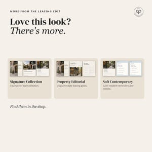 Apartment Instagram Templates, 30 Editable Canva Social Media Templates for Property Managers | Modern Edit image 11