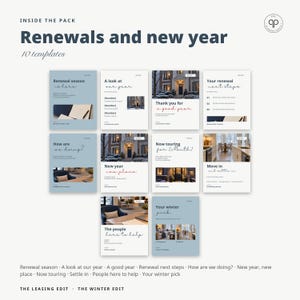 Instagram Templates, Editable Canva Social Media Posts for Property Managers & Leasing Offices | The Winter Edit, Seasonal Templates image 17