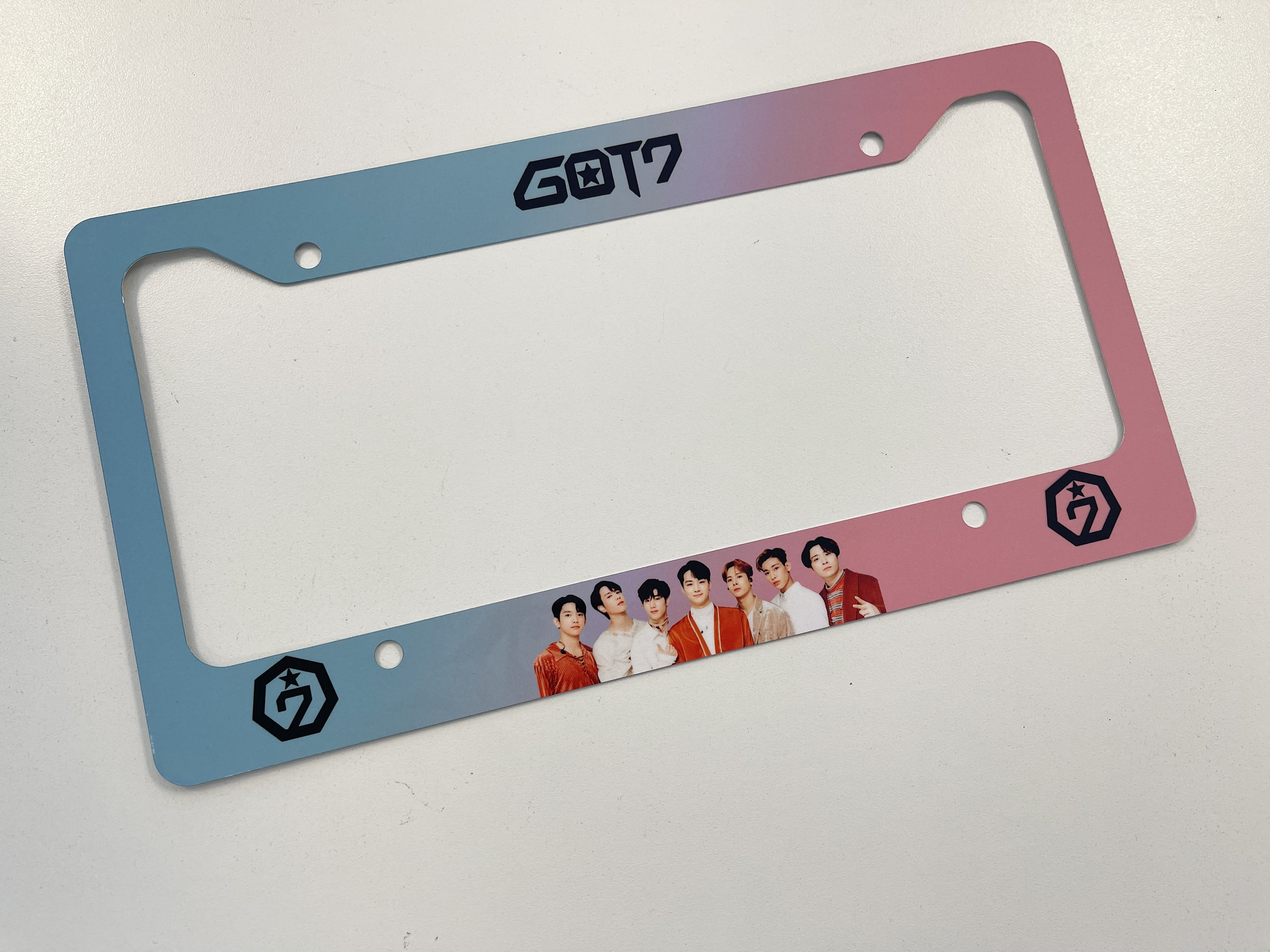 License plate frame kpop Personalized car tag frame kpop | Etsy