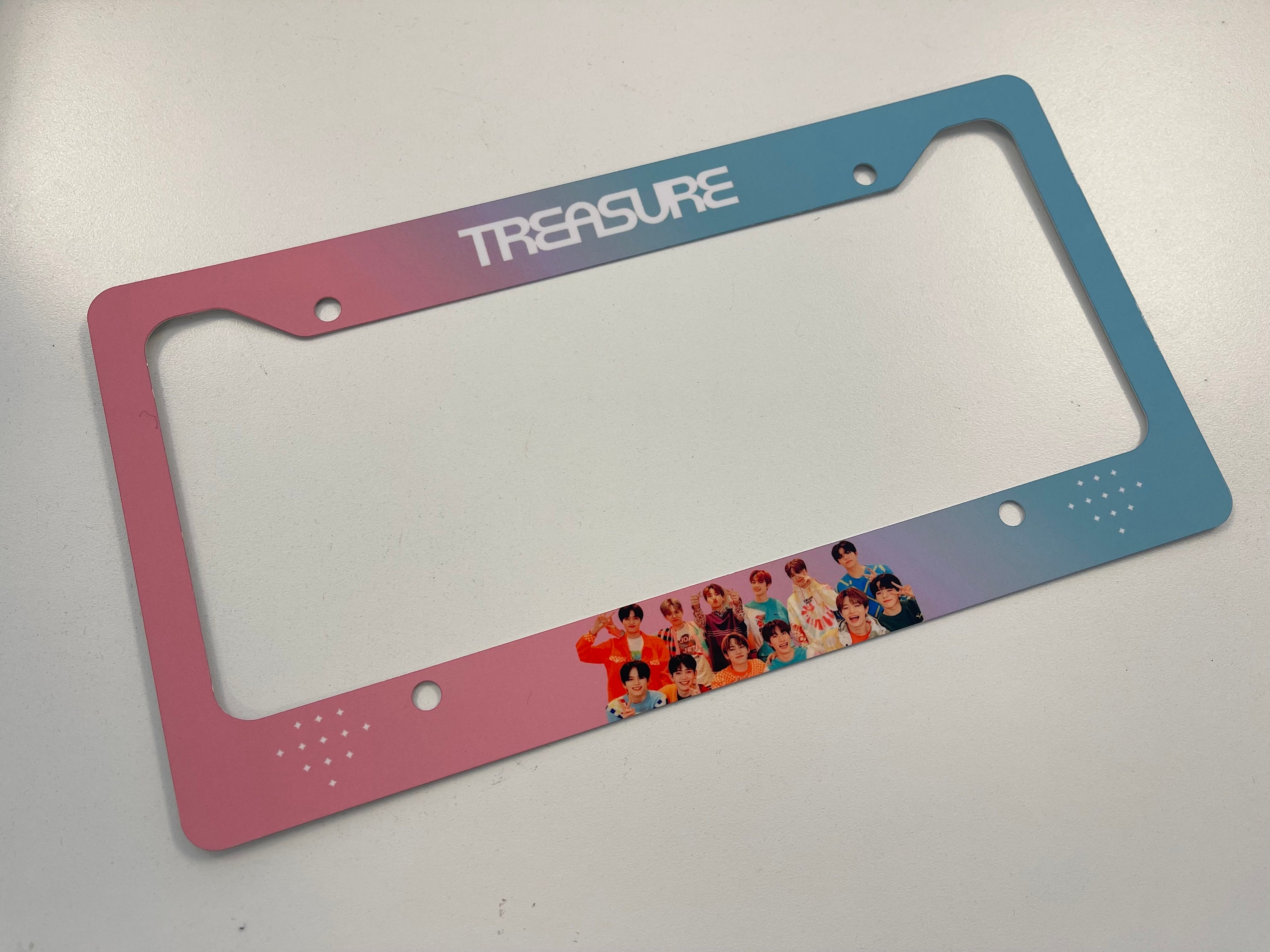 License plate frame kpop Personalized car tag frame kpop | Etsy