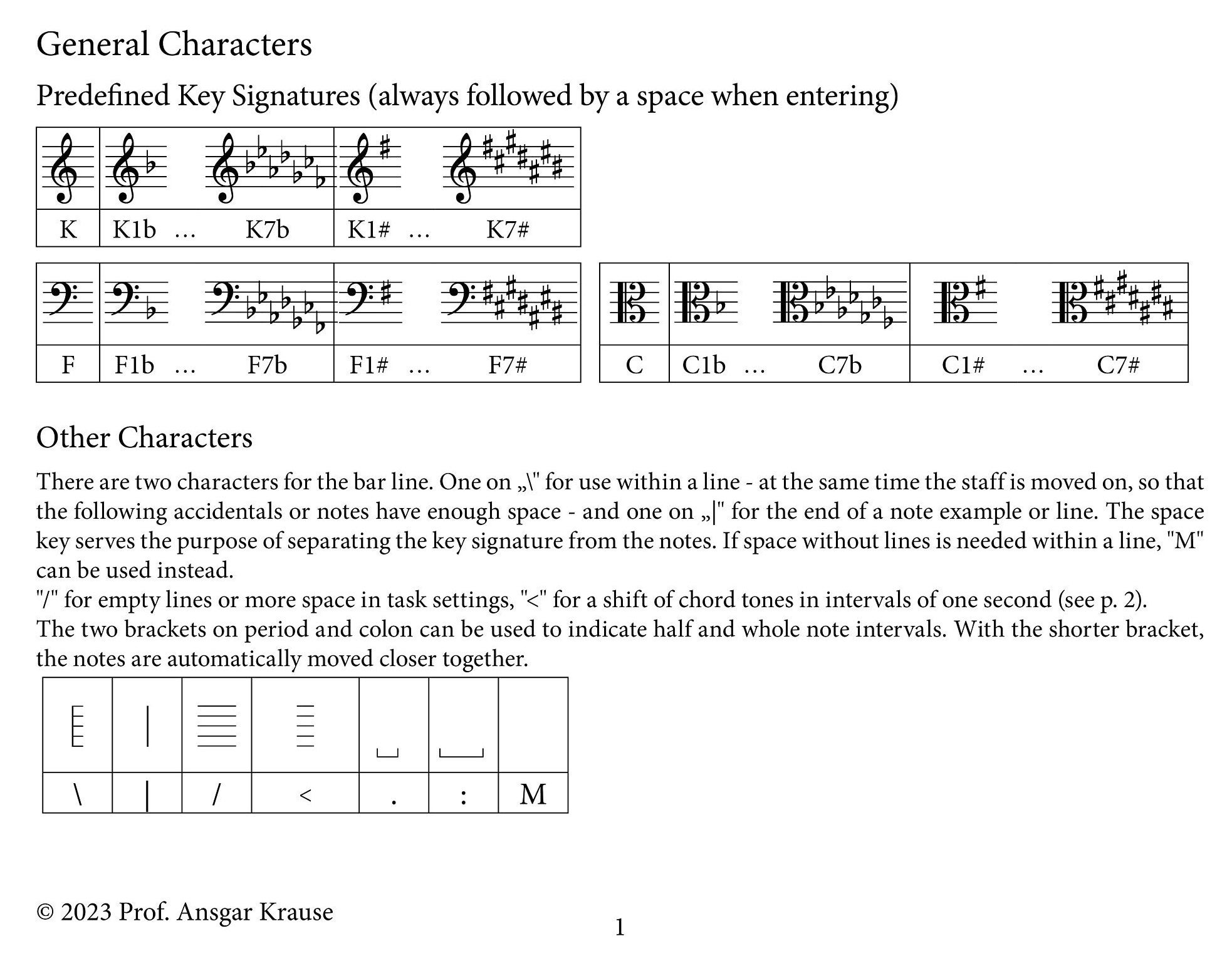 Music Note Font for Easy Input in Word, Pages or Other Text Programs