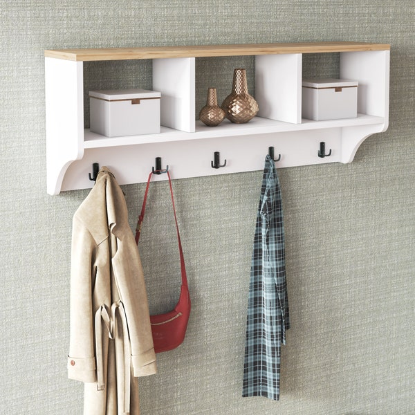 White Coat Rack Etsy UK