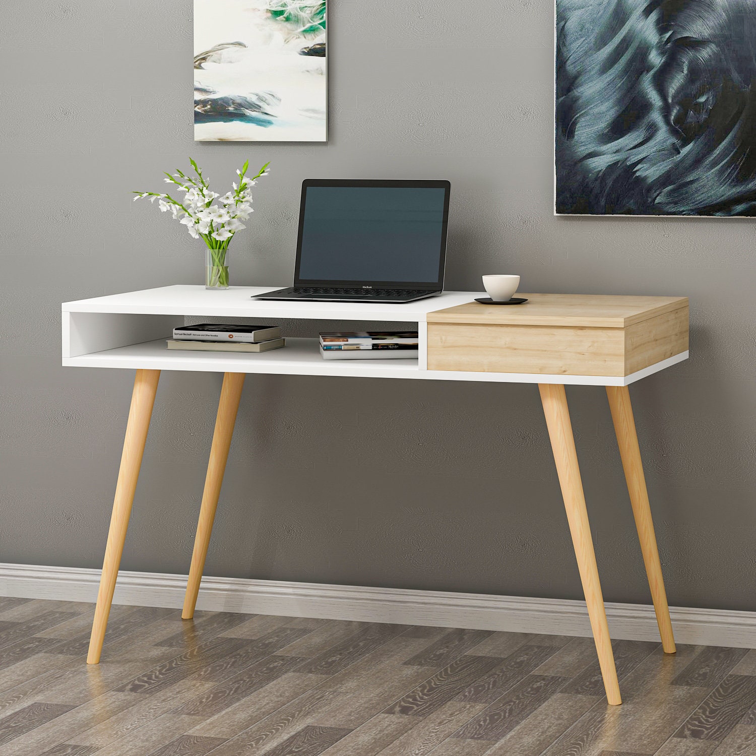 Kayrana Desk Computer and Office Desk Small Desk Home - Etsy UK