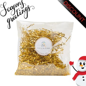 Crinkle Paper Shred, Filler for Gift Baskets, Halloween gifts, Luxury Soft Shredded Paper for Easter basket Shred