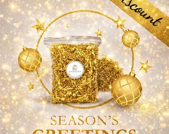 Crinkle Paper Shred Filler, Eco Packaging Gift Baskets, Gold