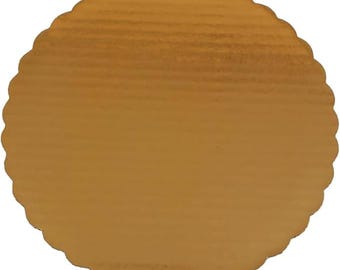 Gold Round Cake Board, Sturdy Cardboard Base, Tiered Cakes
